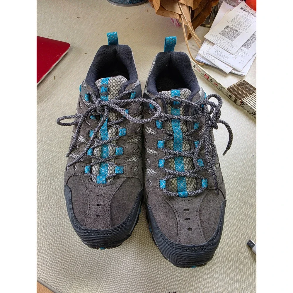Merrell Moab Hiking Shoes - Grey and Blue
